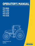 New Holland TS100A, TS110A, TS115A, TS125A, TS135A Operator Manual 6045351100 PDF