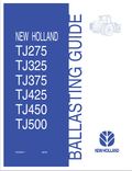 New Holland Tractor TJ275, TJ325, TJ375, TJ425, TJ450 Operator’s Manual 87033911 PDF
