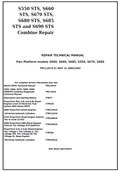 John Deere S690, S660, S685, S550, S670, S680 Flex Platform models Combine Repair Technical Manual TM112019 PDF