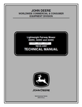 John Deere Lightweight Fairway Mower 3225C 3235C 3245C Technical Manual TM2105 PDF