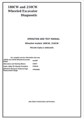 John Deere Wheeled models 180CW, 210CW Operation and Test Manual TM2286 PDF
