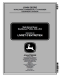 John Deere JS26, JS36, JS46 Walk-Behind Mower MowMentum Operator Manual OMGX23563 PDF