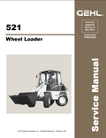 521 Gehl All Wheel Steer Loader Service Manual 50940187A