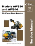 AWS36, AWS46 Gehl All Wheel Steer Loader Service Manual 918265A