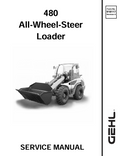 480 Gehl Wheel Steer Loader Service Manual 918117A PDF