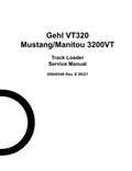 Gehl Track Loader VT320, 3200VT Service Manual 50940548 06.2021 PDF