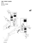 John Deere 120R Front loader Parts Catalog Manual PC6158 PDF