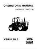 New Holland 256, 276 Tractor Operator Manual 42025620 PDF