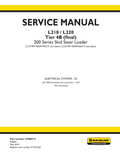 New Holland L218, L220 Tire 4B 200 Series Skid Steer Loader 47888412 Service Manual PDF