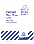New Holland TS90, TS100, TS110 Repair Manual 86572175 PDF
