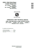John Deere 320G, 324G Skid Steer Loader Operation and Test Technical Manual TM14292X19 PDF
