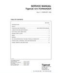 Tigercat 1014 Forwarder Service Manual 23177A