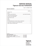 Tigercat 1045,1055 Forwarder Service Manual 29768A