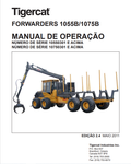 Tigercat 1055B, 1075B Forwarders Operating Manual 32428A