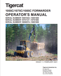 Tigercat 1055C, 1075C, 1085C Forwarder Operator Manual 65306AENG