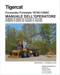 Tigercat 1075C, 1085C Forwarder Forestale Operator Manual 44482AENG