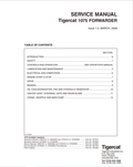Tigercat 1075 Forwarder Service Manual 25792A
