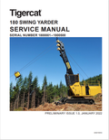 Tigercat 180 Swing Yarder Service Manual 62847AENG