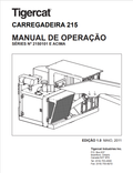 Tigercat 215 Loader Operating Manual 37622APOR