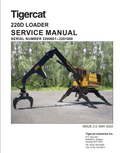 Tigercat 220D Loader Service Manual 33588A