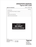 Tigercat 230C Loader Operator Manual 30287A