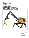 Tigercat 234 Loader Service Manual 29467A 1