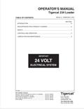 Tigercat 234 Loader Operator Manual 29466A