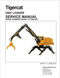 Tigercat 250C Loader Service Manual 37675AENG
