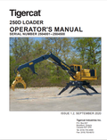 Tigercat 250D Loader Operator Manual 62470AENG