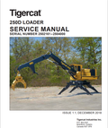 Tigercat 250D Loader Service Manual 44259AENG 1