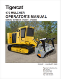 Tigercat 470 Mulcher Operator Manual 55990AENG