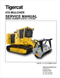 Tigercat 470 Mulcher Service Manual 41273AENG