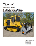 Tigercat 470 Mulcher Service Manual 55991AENG