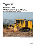 Tigercat 480B Mulcher Operator Manual 49609AENG