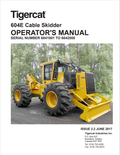 Tigercat 604E Cable Skidder Operator Manual 47433AENG