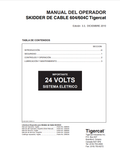Tigercat 604, 604C Cable Skidder Operator Manual 26694A 1
