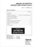 Tigercat 604, 604C Skidder Cable Service Manual 33045A
