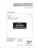 Tigercat 610, 610C Tank Top Operator Manual 28408A