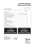 Tigercat 620C Skidder Service Manual 23824A