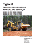 Tigercat 620E, 625E, 630E, 635E Skidder Service Manual 42837AENG