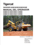 Tigercat 620E, 625E, 630E, 635E Skidder Operator Manual 42836AENG