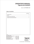 Tigercat 620 Skidder Operator Manual 11581A