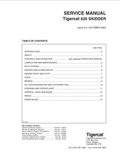 Tigercat 620 Skirt Service Manual 11583A