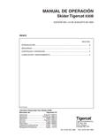 Tigercat 630B Skinder Operating Manual 18851A
