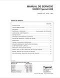 Tigercat 630B Skirt Service Manual 18852A
