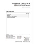 Tigercat 630B Tank Top Operator Manual 14960A