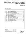 Tigercat 630 Skidder Low Power Complaint Checklist Manual 13791A