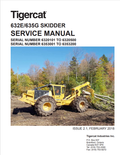 Tigercat 632E, 635G Skidder Service Manual 47997AENG