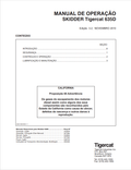 Tigercat 635D Skidder Operating Manual 33283A