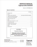 Tigercat 635D Skidder Service Manual 33284A